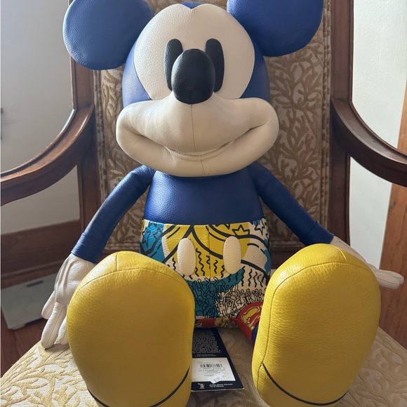 Other - Authentic Coach Leather Disney Mickey Mouse XL Plush Plushie Extra Large.